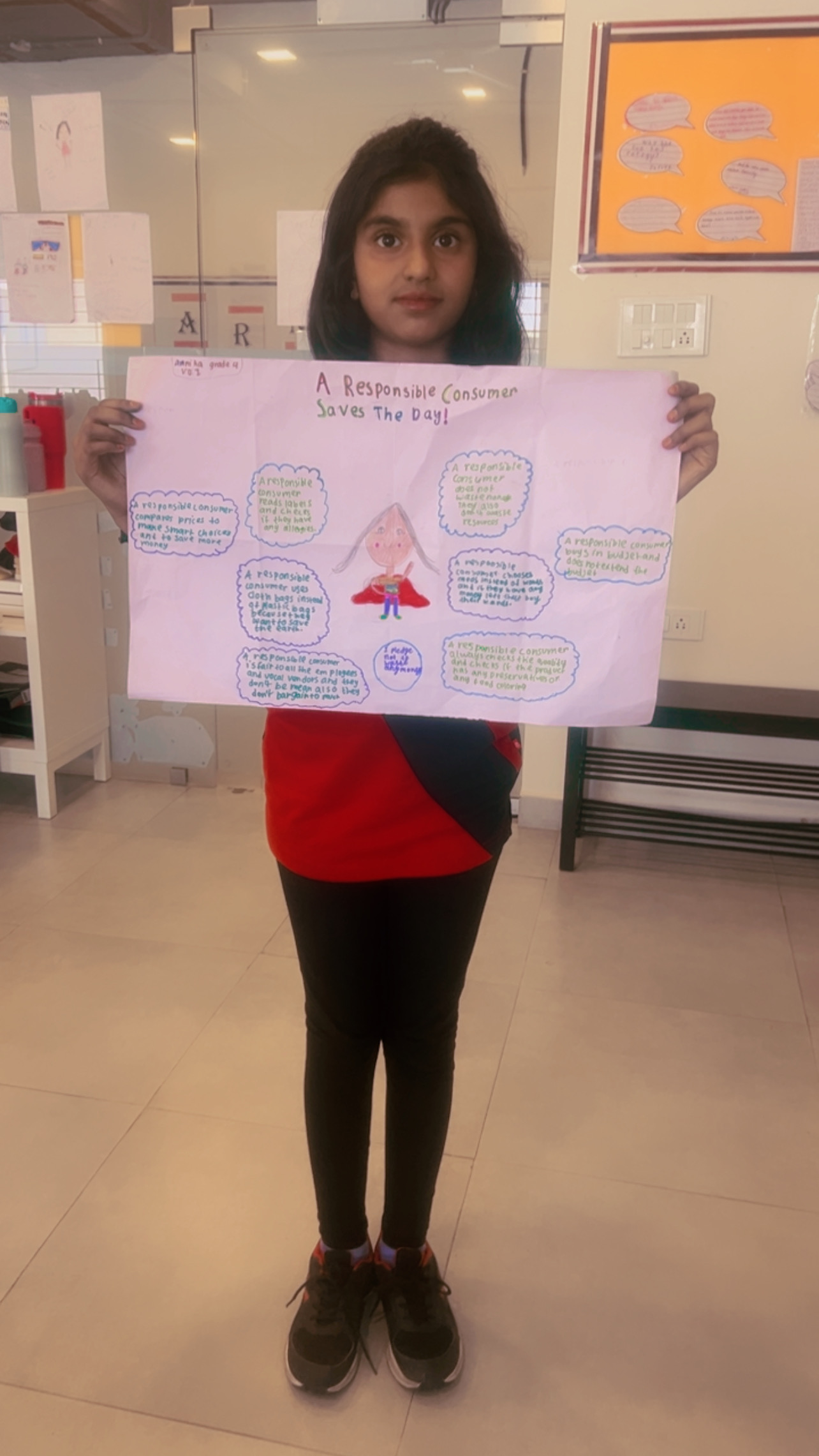 Grade 4 Responsible Consumer superhero Pictures